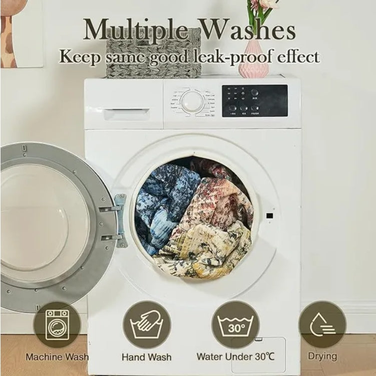 Qeils Washable Pee Pads For Dogs, 2 Pack Reusable Puppy Pads 36x41 Super Absorbent Leakproof Dog Training Pads, Non-Slip Potty Pads For Floor, Crate, Couch, Whelping Pads Litter Mat Pet Supplies