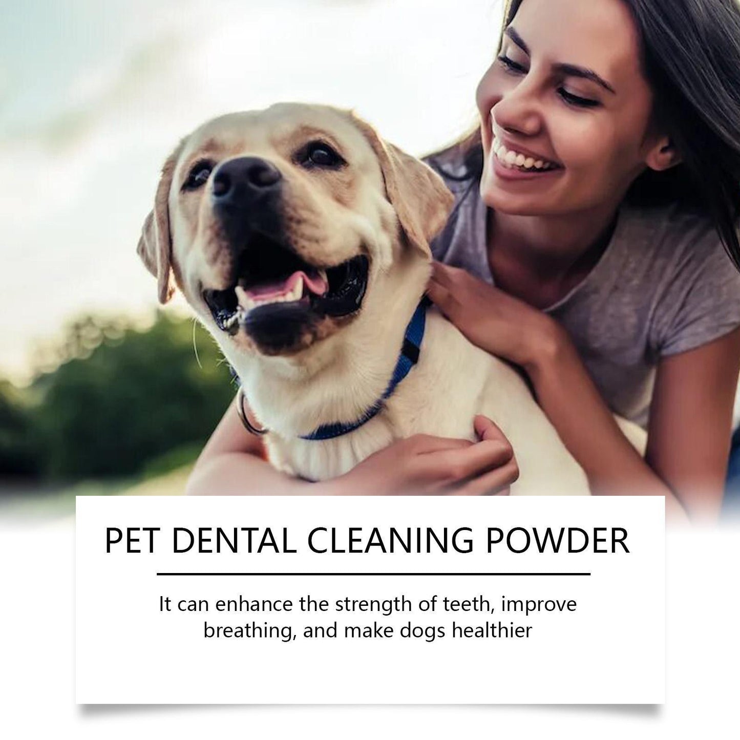 Yeagerbong Dog Tooth Cleaning Powder Gently Cleans Tartar Stains And Freshens Breath