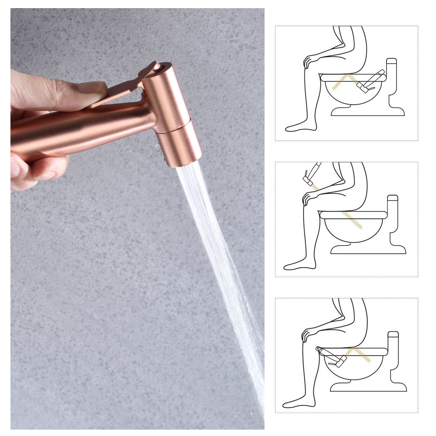 Toilet Spray Gun, Handheld Pet Bathing Equipment