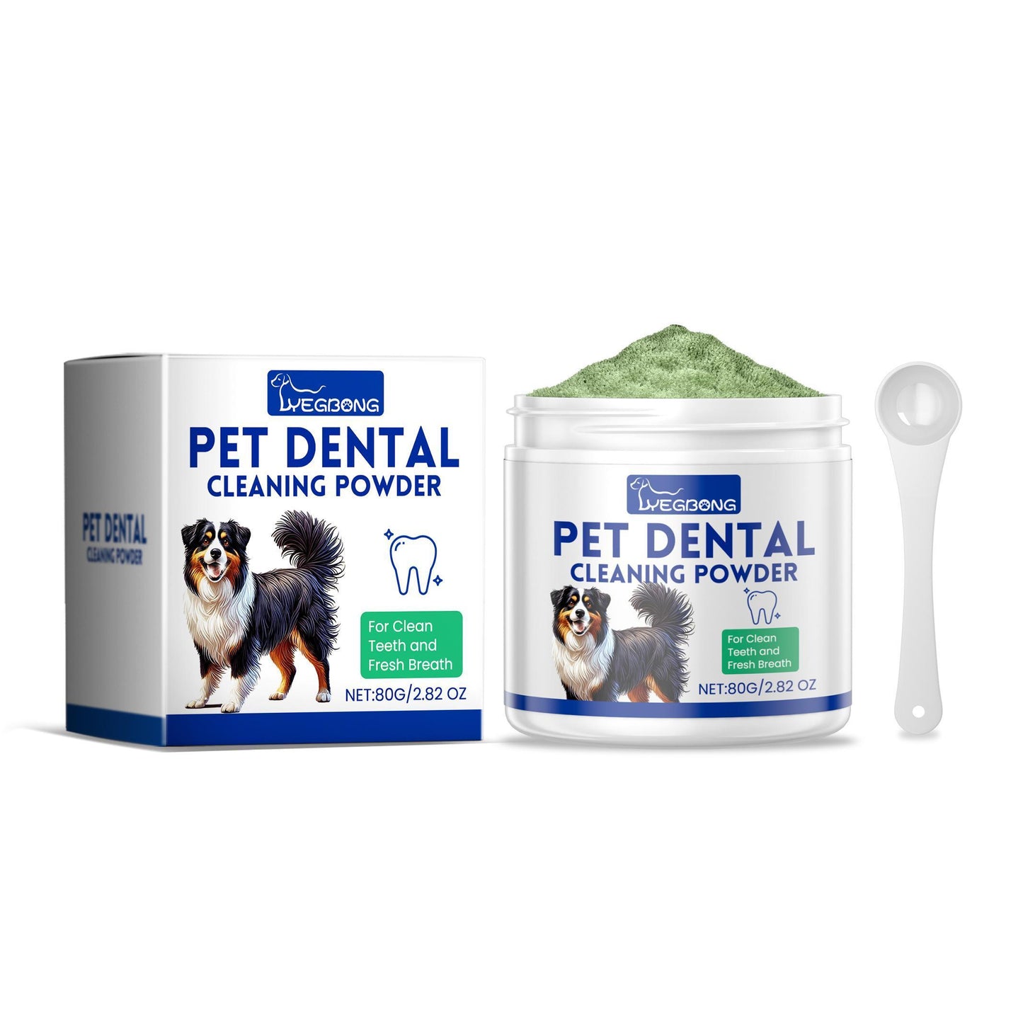 Yeagerbong Dog Tooth Cleaning Powder Gently Cleans Tartar Stains And Freshens Breath