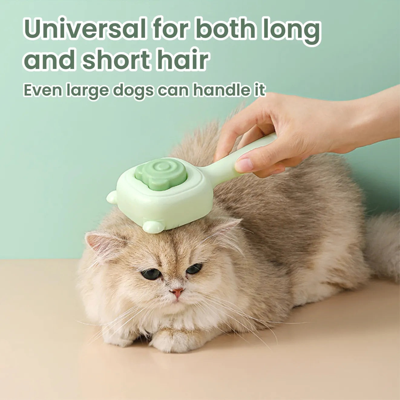Pet Spray Comb, One-key Spray, Deep Hair Removal, Multi-functional Care, One Comb For Multiple Purposes, Suitable For A Variety Of Pets
